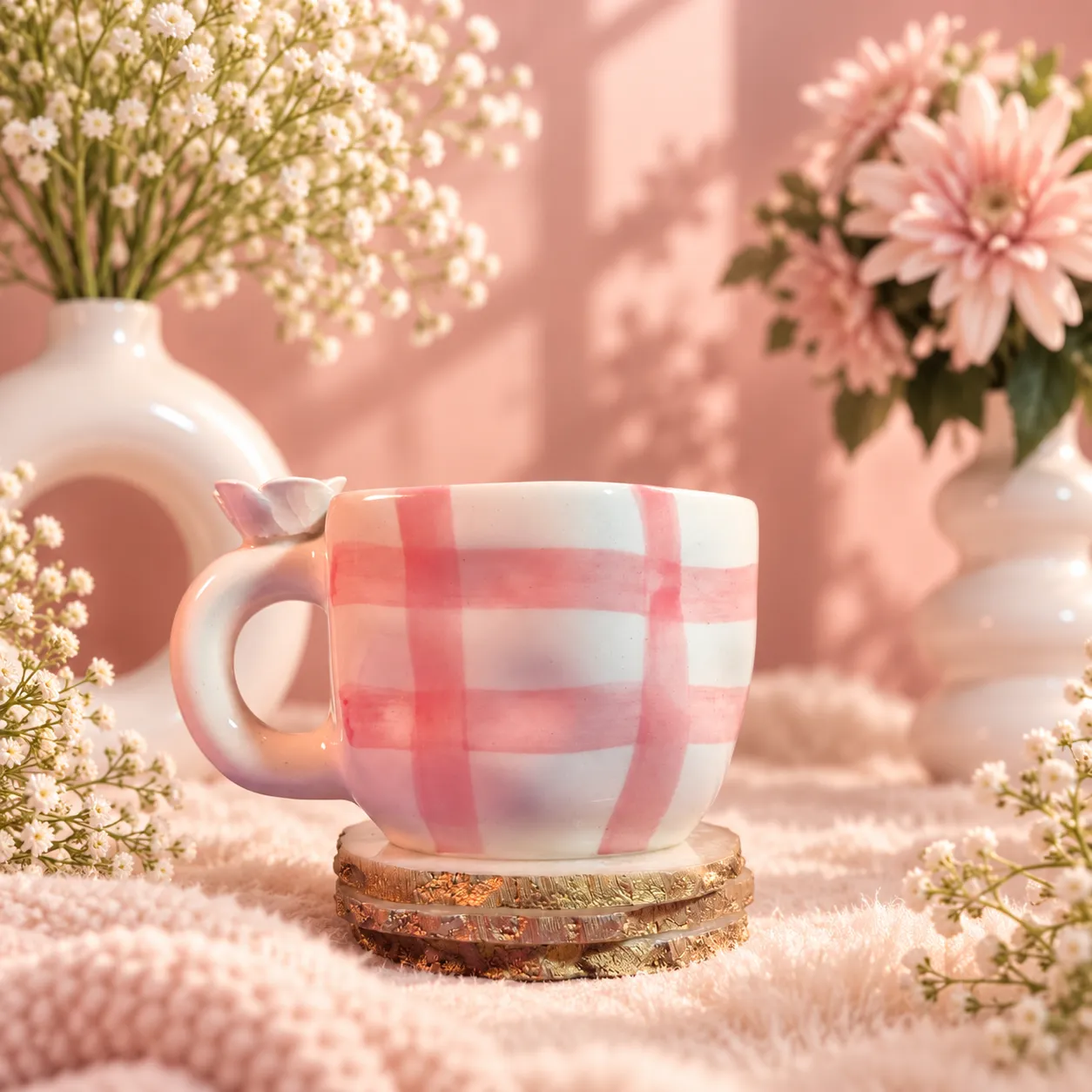Blush Check Cup