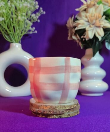 Blush Check Mug