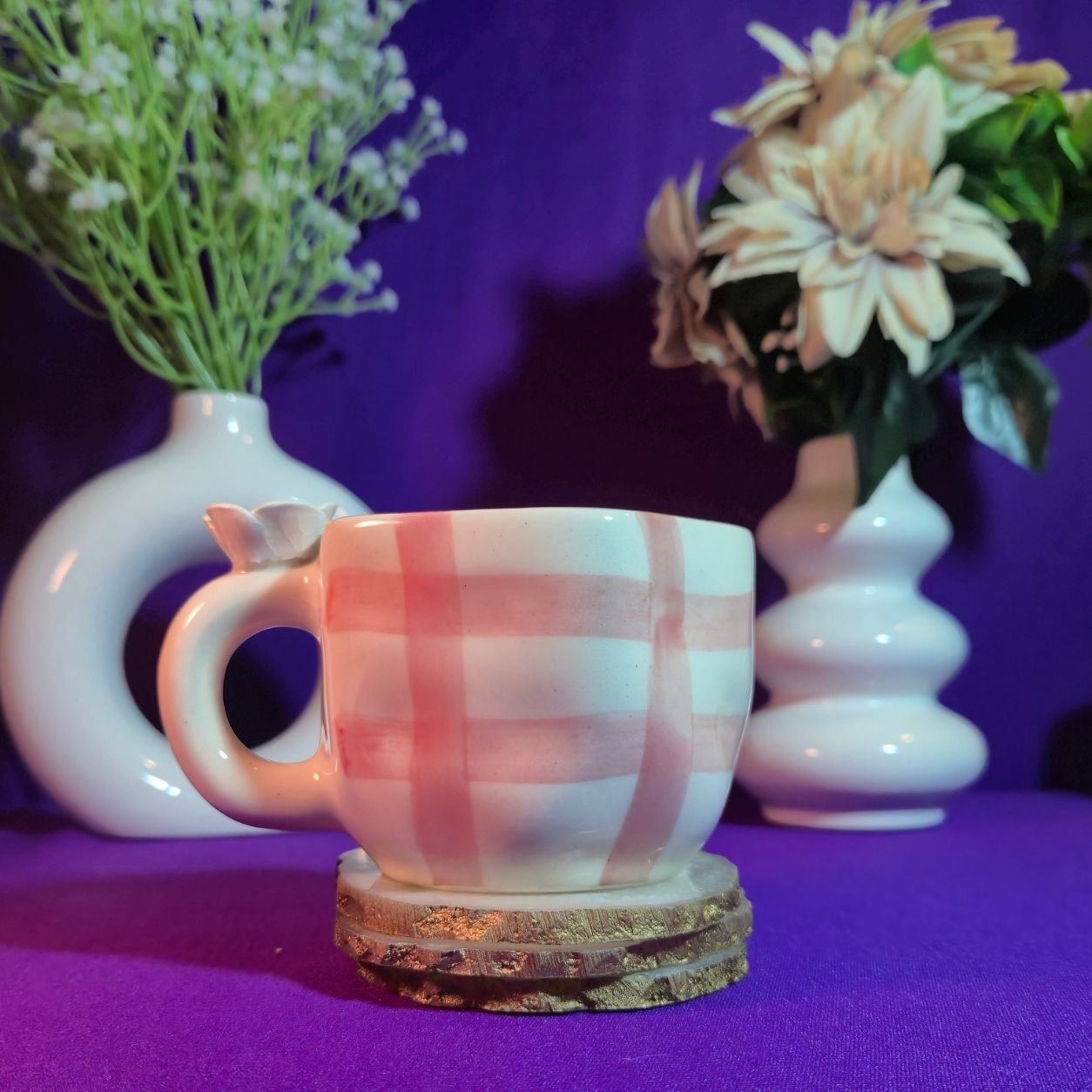 Blush Check Cup