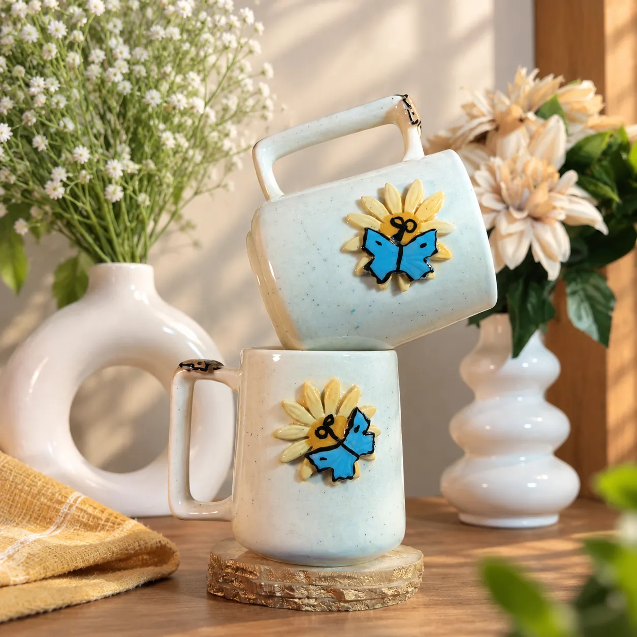 Floral Butterfly Mug - Image 2