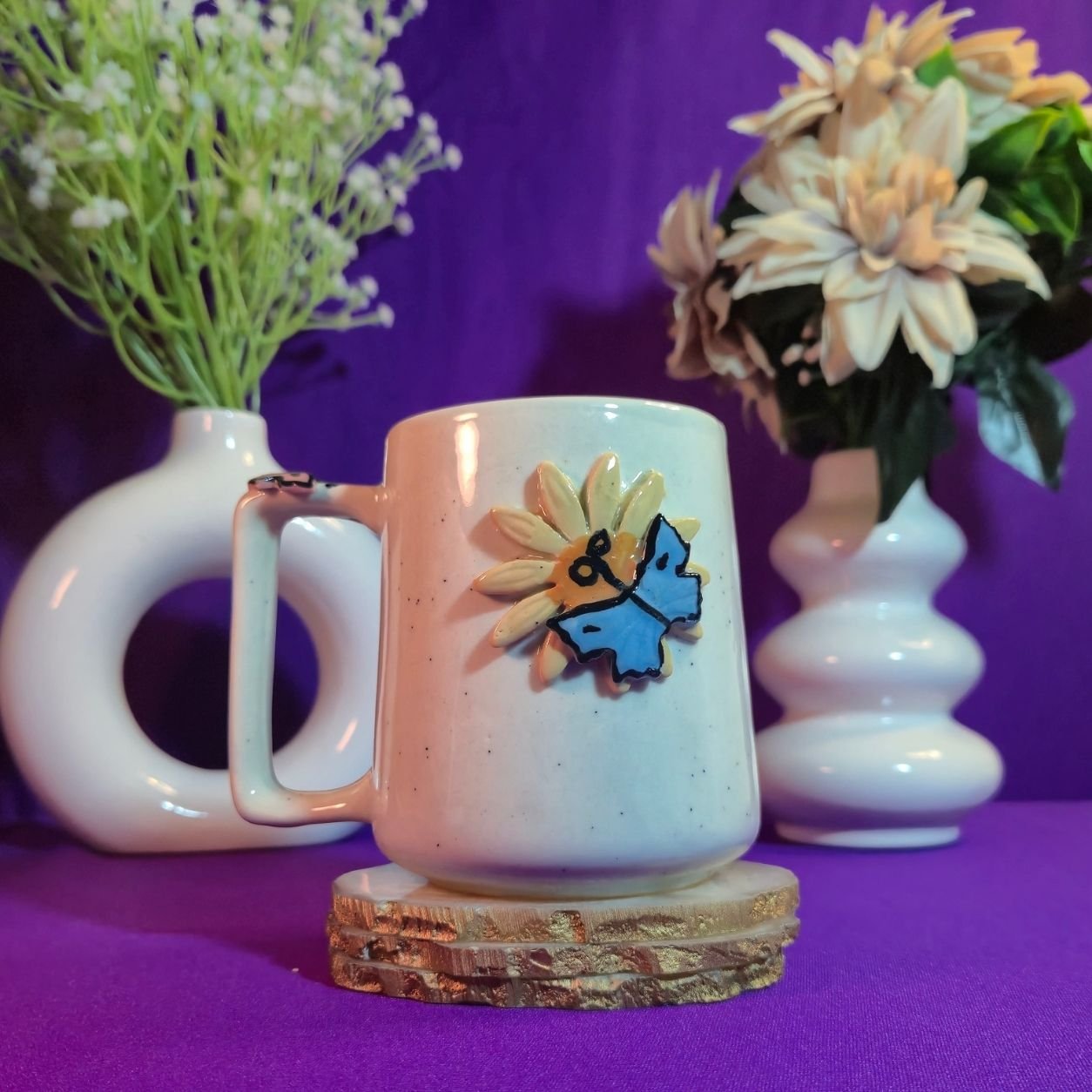 Floral Butterfly Mug