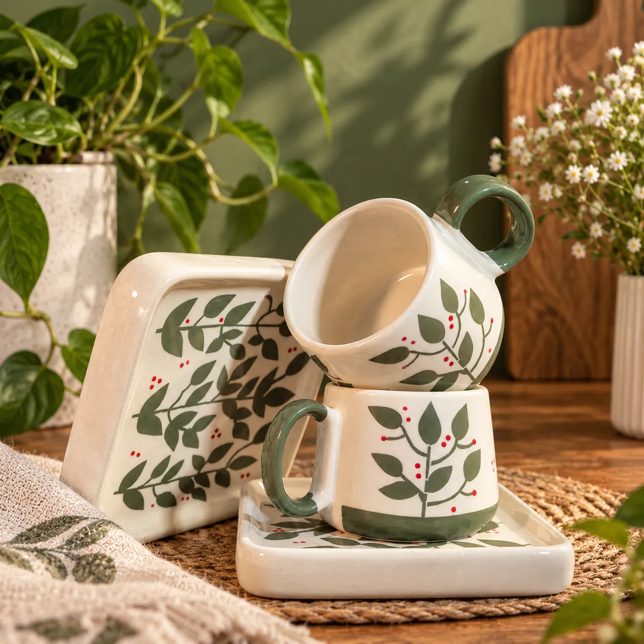 Leaf & Latte Cup Set - Image 2