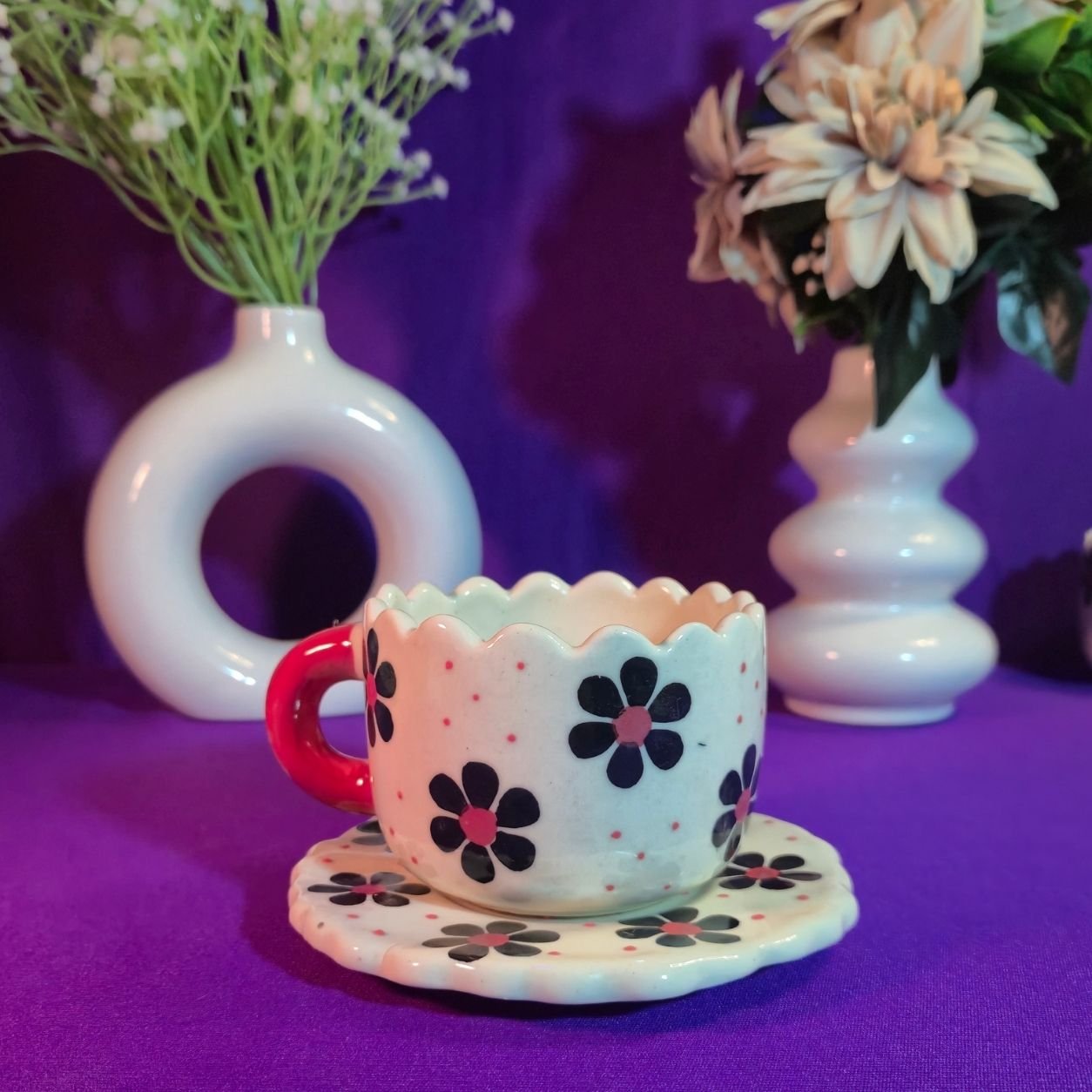 Moonflower Mug Set