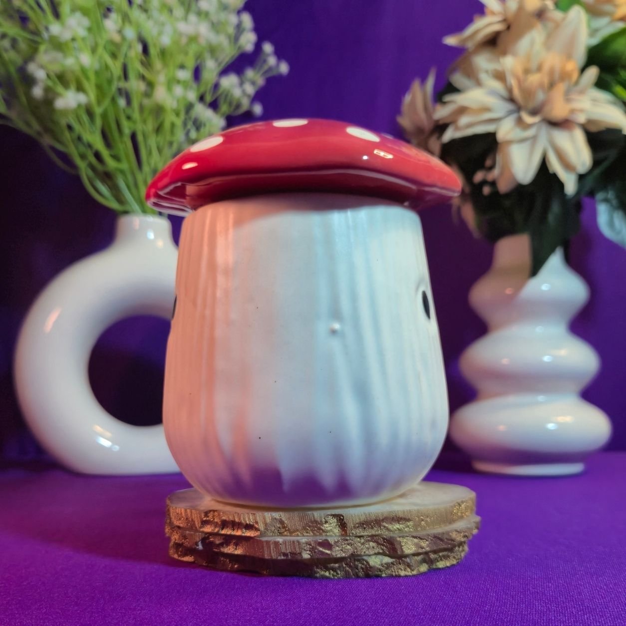 Tiny Mushroom Mug - Red - Image 4