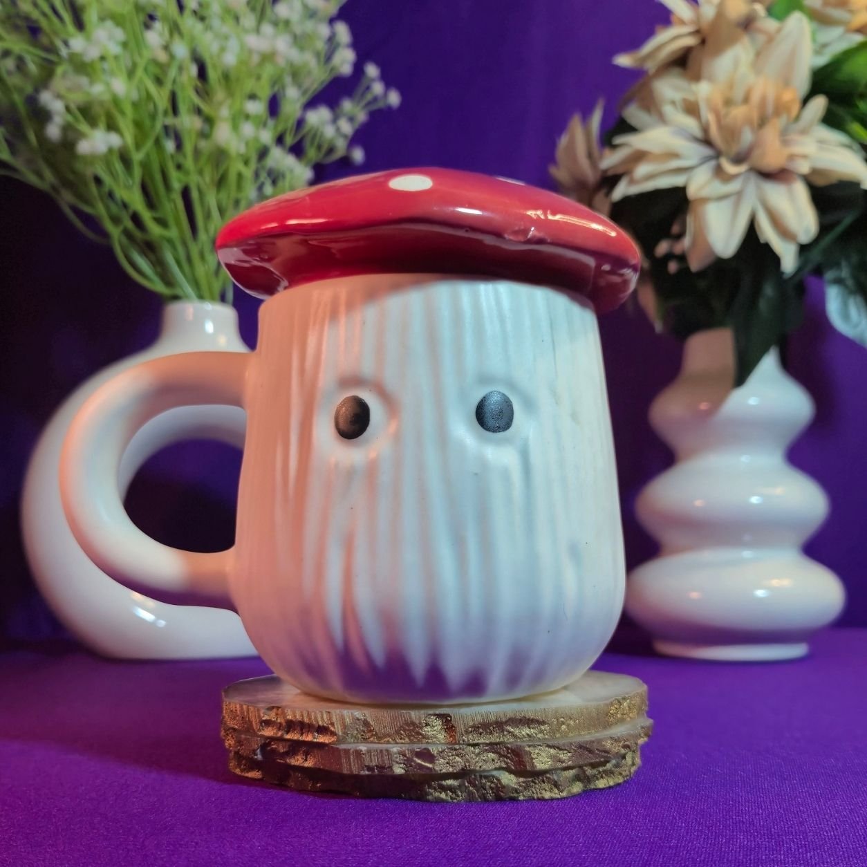 Tiny Mushroom Mug - Red - Image 3