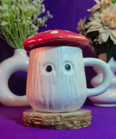 Tiny Mushroom Mug - Red