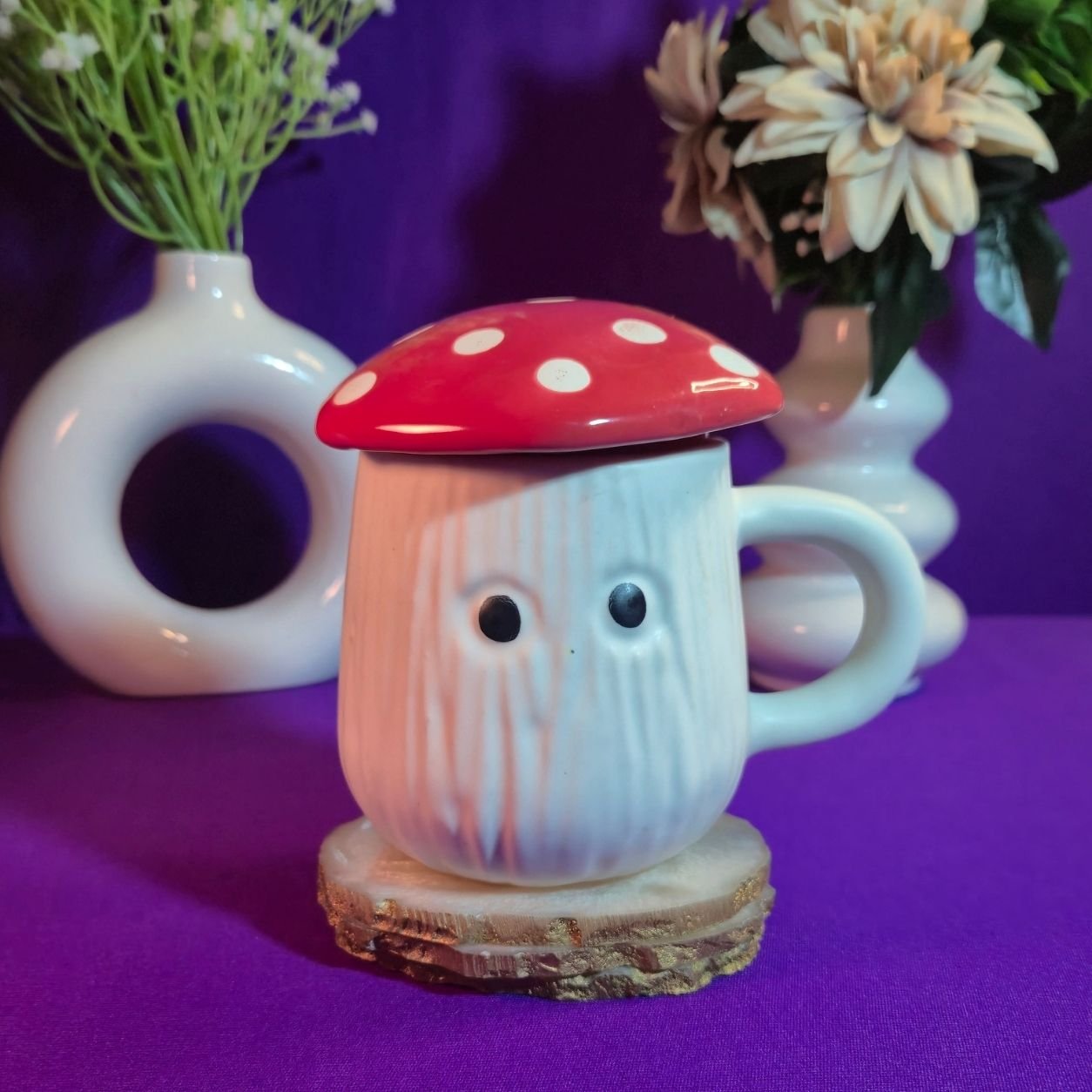 Tiny Mushroom Mug - Red - Image 6
