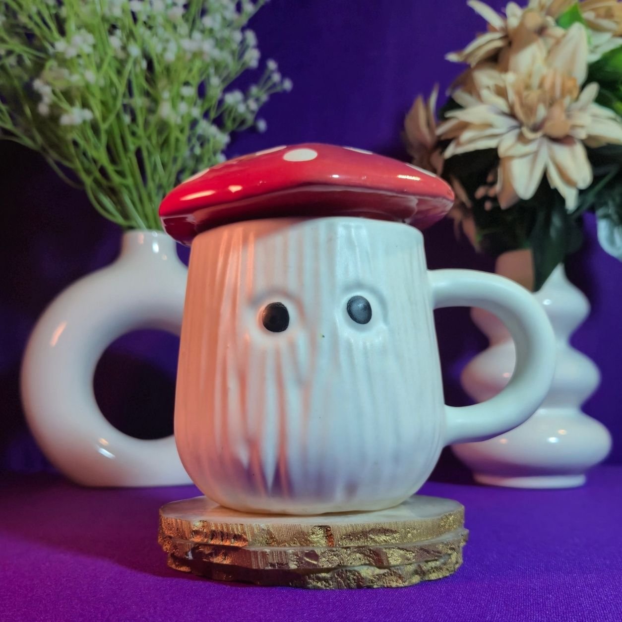 Tiny Mushroom Mug - Red - Image 5