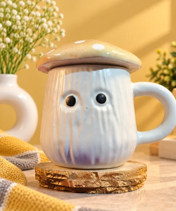 Tiny Mushroom Mug - Yellow