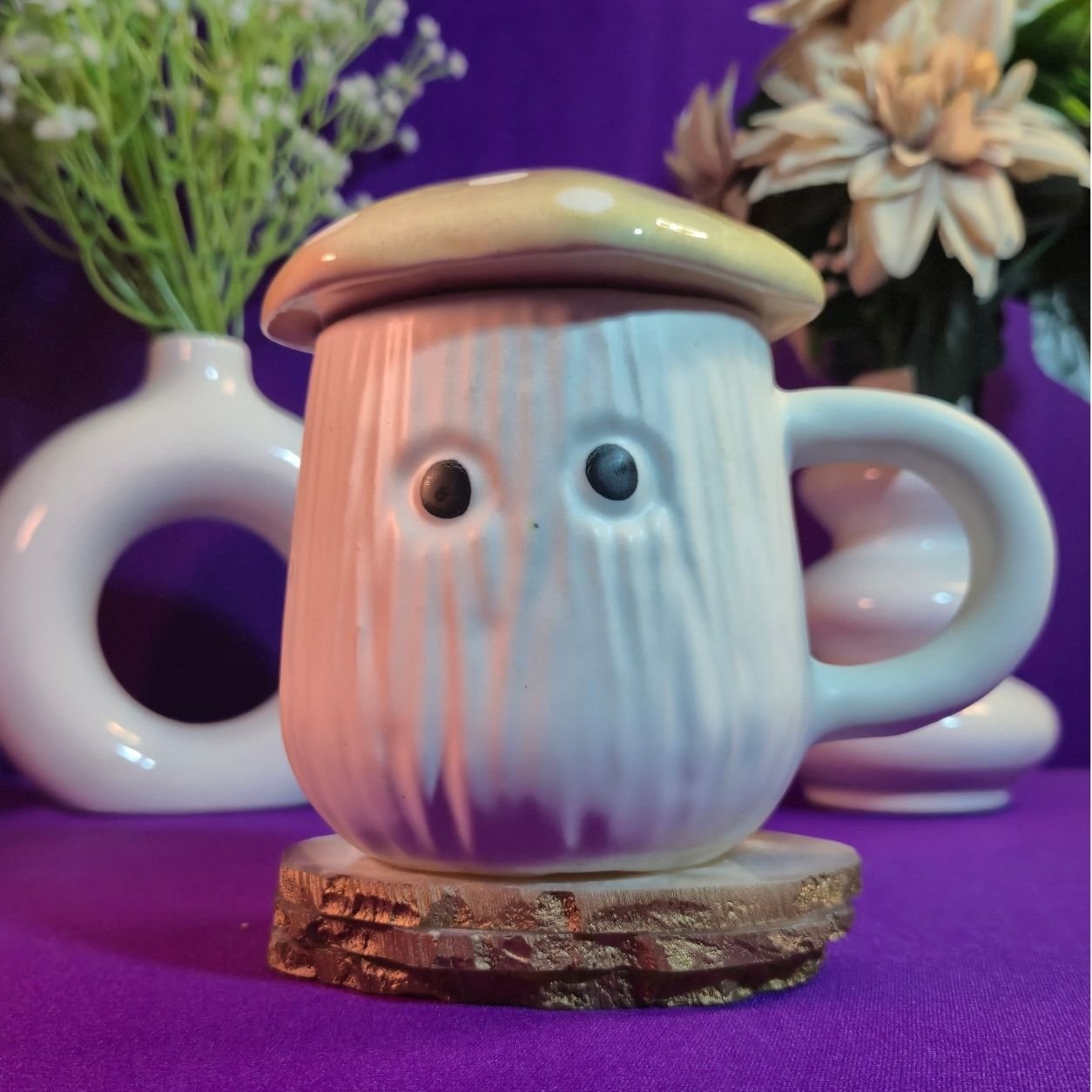Tiny Mushroom Mug - Yellow