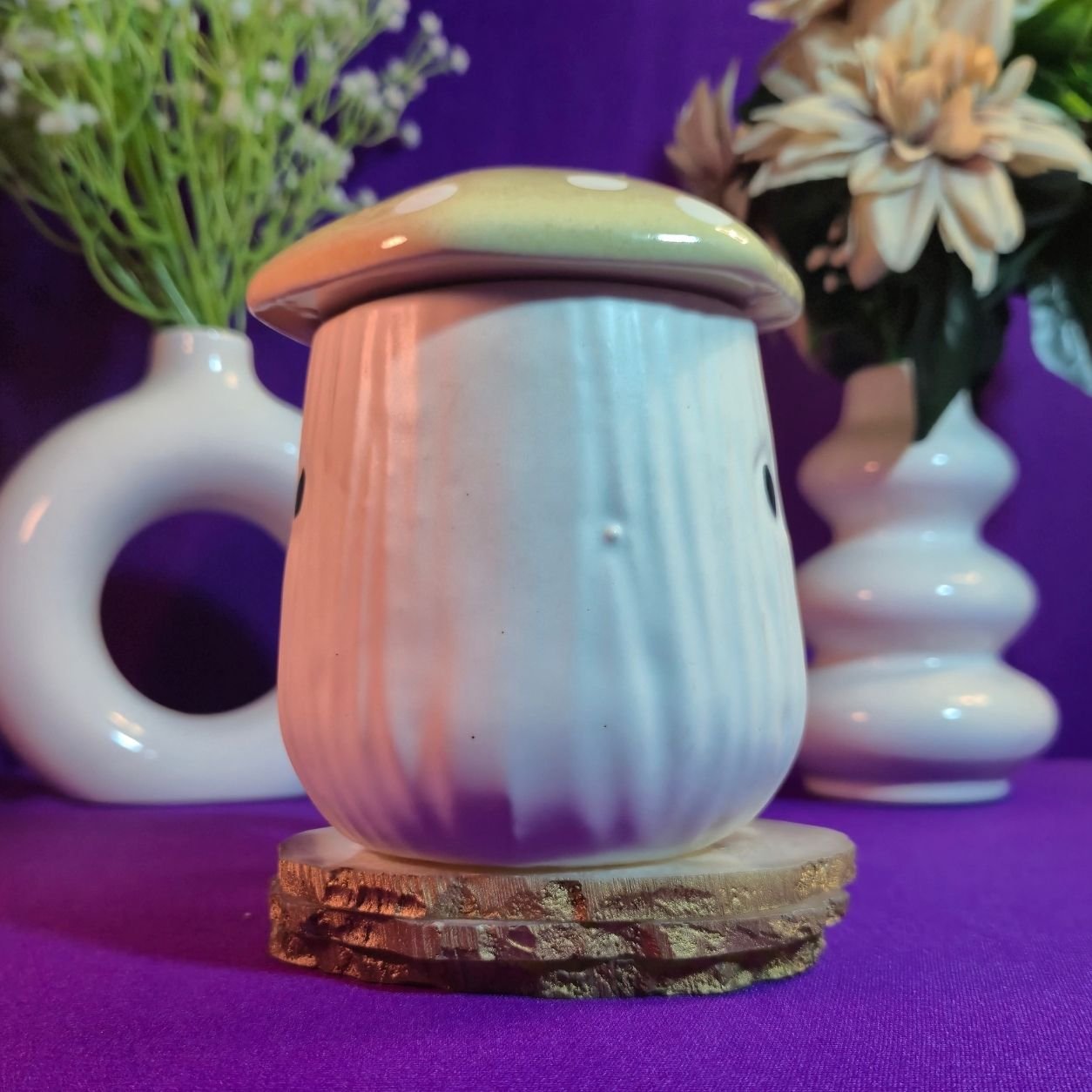 Tiny Mushroom Mug - Yellow - Image 4