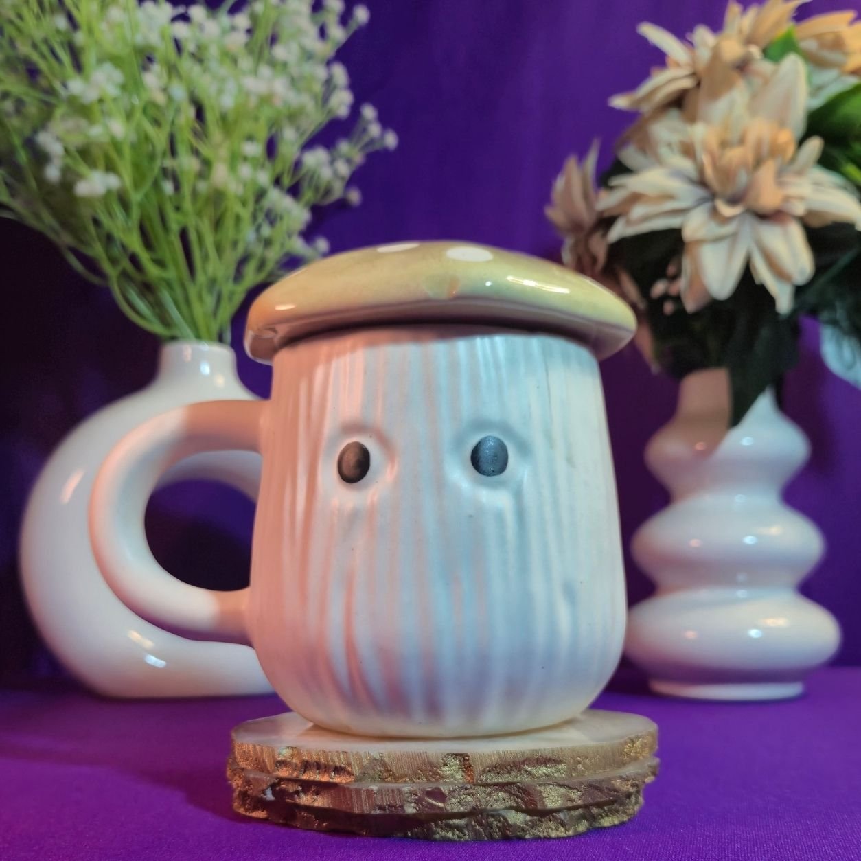 Tiny Mushroom Mug - Yellow - Image 3