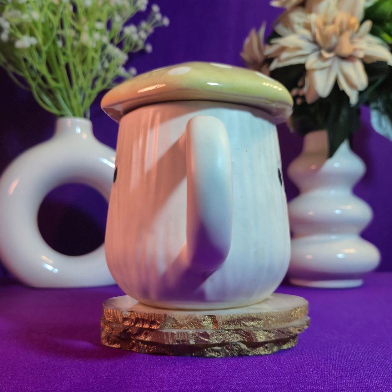 Tiny Mushroom Mug - Yellow - Image 2